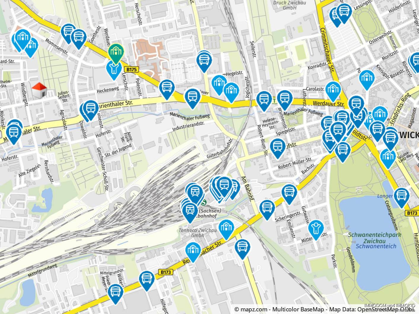 Kartenausschnitt Kartenausschnitt