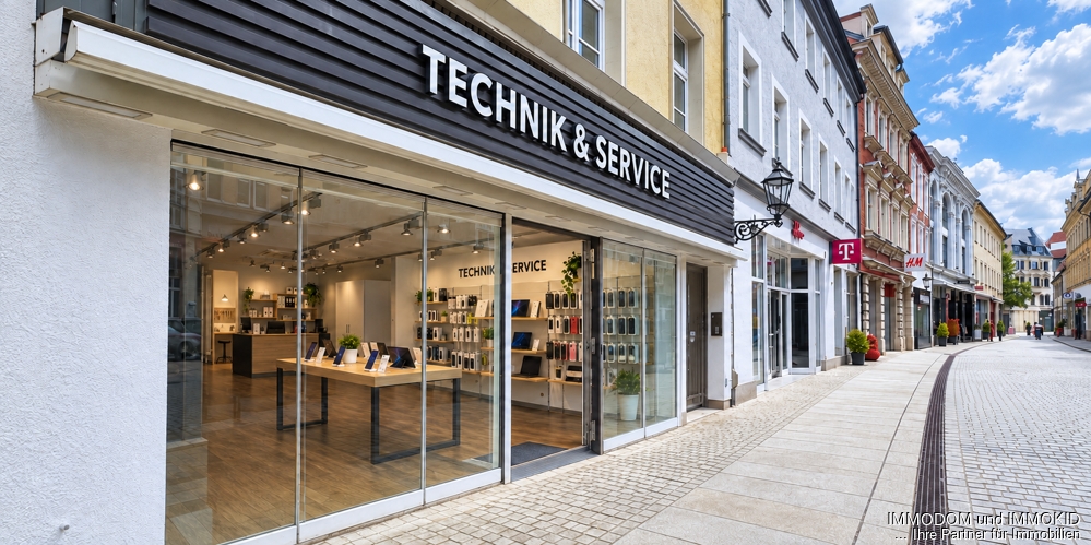 Technik außen KI Visualisierung