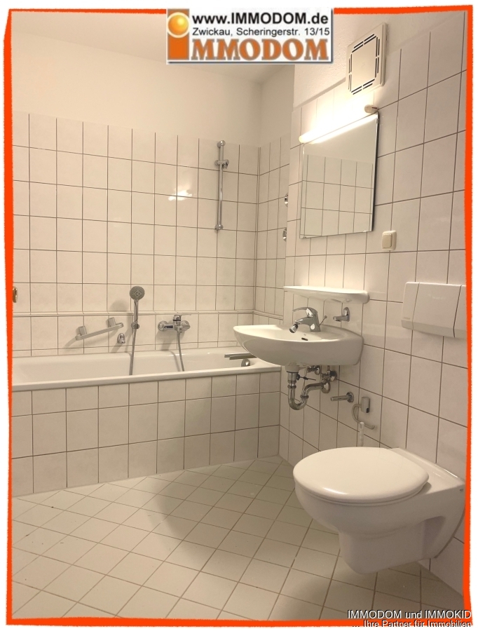 2-Zimmer-Wohnung mit BALKON und Tiefgaragen-PKW-Stellplatz (optional möbliert) in beliebtester Lage Zwickaus zu vermieten! - Foto 4