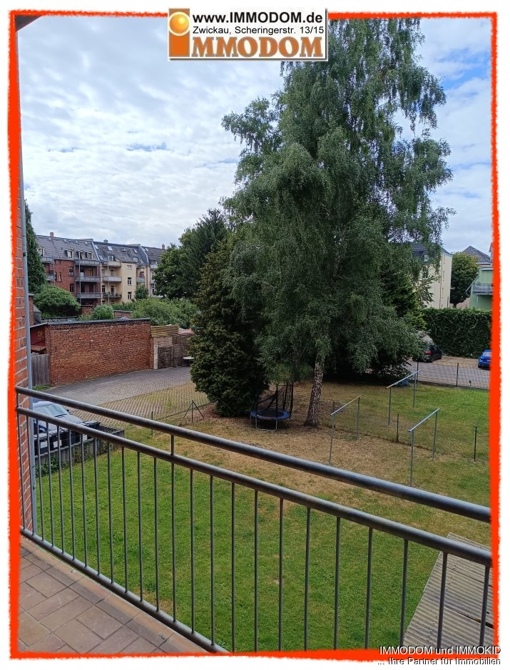 Blick vom Balkon
